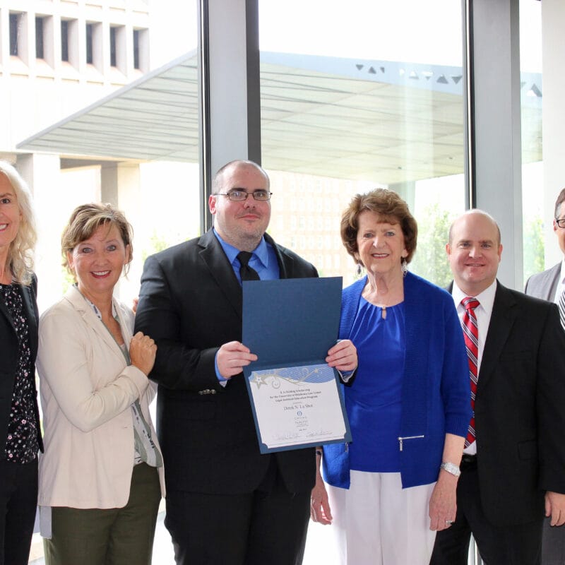Media item displaying University of Oklahoma Paralegal Student Awarded Crowe & Dunlevy Scholarship
