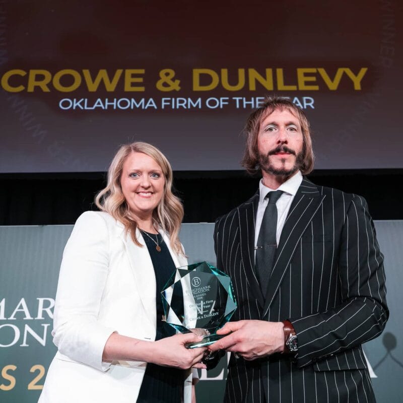 Media item displaying Crowe Dunlevy Named Benchmark Litigation’s “Firm of the Year” for Eighth Consecutive Year