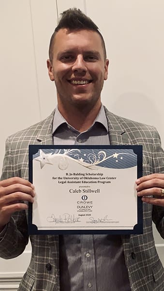 Media item displaying OU Paralegal Student Receives Crowe & Dunlevy Scholarship