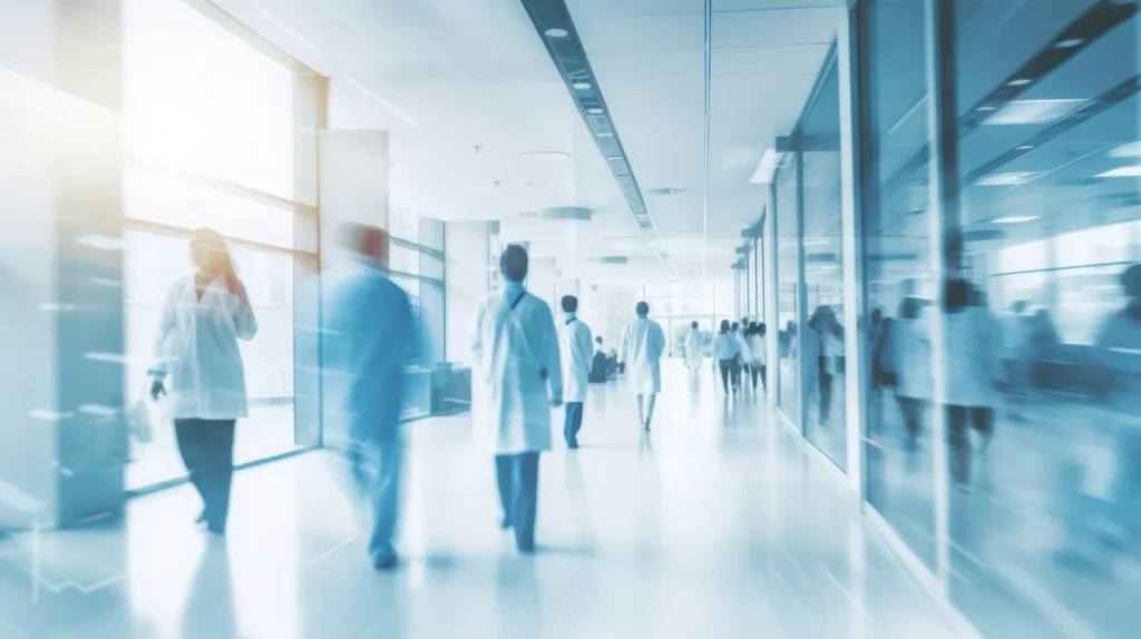 Medical Staff Walking in Hospital Photo for Healthcare Service