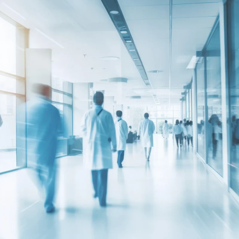Medical Staff Walking in Hospital Photo for Healthcare Service